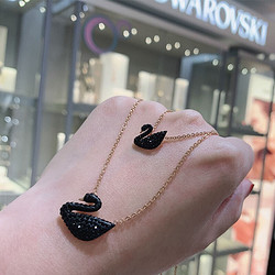 swarovski 施华洛世奇 天鹅项链 生日礼物 情人节礼物小号黑天鹅