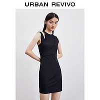 URBAN REVIVO UR女装气质设计感解构镂空宝藏连衣裙WJ20S7FN2000