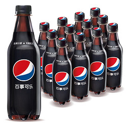 pepsi 百事 可乐 无糖 碳酸饮料 中胶瓶 500ml*12瓶