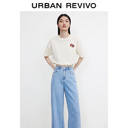 URBAN REVIVO 女士短袖T恤 WL28R4ME2001