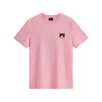 Baleno 班尼路 女士圆领短袖T恤 8722201L014 粉色 L