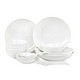 亲子会员：京东京造 白月光骨瓷系列 陶瓷餐具套装 16头 纯白