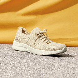 斯凯奇女士休闲鞋_skechers 斯凯奇 女鞋简约纯色休闲鞋网面时尚轻便