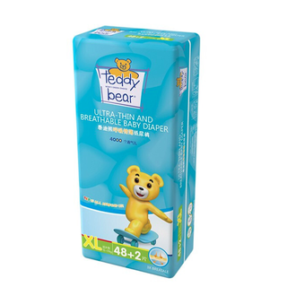 Teddy Bear 泰迪熊 呼吸特薄系列 纸尿裤 XL48+2片