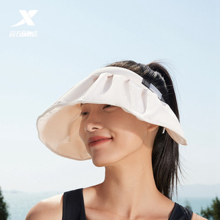 XTEP特步贝壳防晒帽女士防紫外线夏季遮全脸遮阳帽空顶大檐太阳帽子