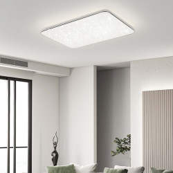 opple 欧普照明 超薄星空黑客厅灯 闪闪满天星黑边1