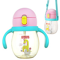 Fisher-Price 费雪 FP-8084 吸管杯 240ml 浅粉色