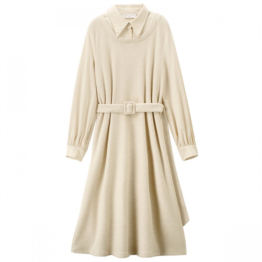 GIORDANO 佐丹奴 女士衬衫式连衣裙 18461633