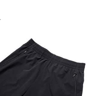 李宁男装运动裤2022训练系列男子反光运动短裤AKSS505 黑色-1 3XL 黑色-1 S