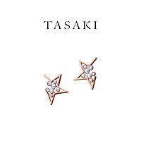 TASAKI 塔思琦abstract star系列 樱花金珍珠耳环 18K樱花金