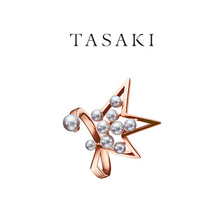 TASAKI 塔思琦abstract star系列 樱花金淡水珍珠戒指 10号