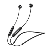 Lenovo 联想 无线蓝牙耳机挂脖式运动跑步耳机便携式苹果华为小米通用无线耳机
