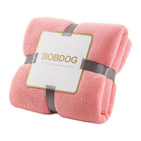 BoBDoG 巴布豆 BD1117166A 婴儿菱形浴巾 夏季轻薄款 茶粉 75*150cm