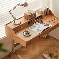 星木诺/夜阑书桌/复古实木中古家具日式学习电脑桌