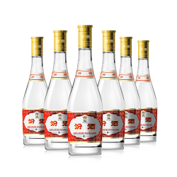汾酒 黄盖玻汾 清香型白酒 53度 475ml*6瓶 整箱装