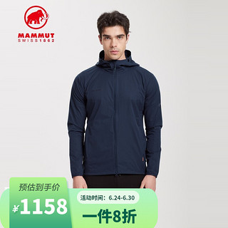 猛犸象 Mammut 轻量弹性简约修身软壳夹克 1011-00321深海蓝色 L