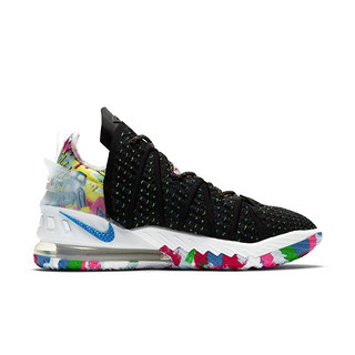 NIKE 耐克 LEBRON XVIII EP 男子篮球鞋 CQ9284-002 黑色/白色/粉色 45