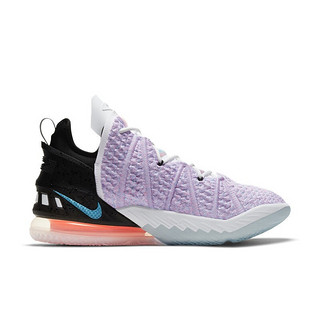 NIKE 耐克 LEBRON XVIII EP 男子篮球鞋 CQ9284-900 紫色/黑色/红色 42.5