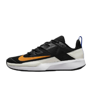 NIKE 耐克 Vapor Lite Hc 男子网球鞋 DC3432-005 黑/白/橙 44