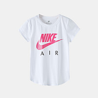 Nike Air女小童婴童短袖T恤 亲肤宝宝T恤 110/4 纯白色