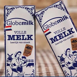 Globemilk 荷高 3.7优乳蛋白 全脂纯牛奶