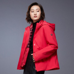 northland诺诗兰秋冬女式三合一冲锋衣外套防水透湿羽棉内胆蓬松轻盈