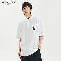 MECITY 男轻薄印花Polo衫 507132