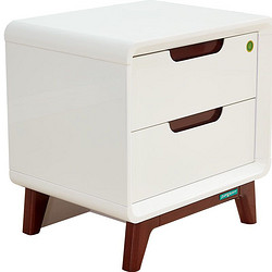 quanu全友家居床头柜多功能新款主卧北欧长方形ins风床边柜121802xj