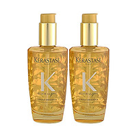 KÉRASTASE 卡诗 Kerastase 卡诗 双重菁纯修护油护发精油100ML*2 滋养修复柔顺精华