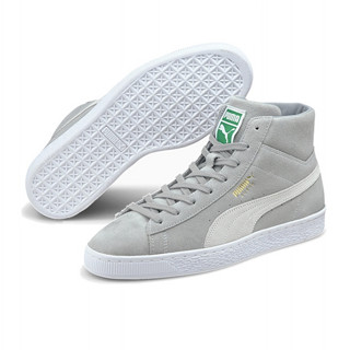 PUMA 彪马 Suede Mid XXI 中性运动板鞋 380205-02 矿灰色/白色 44