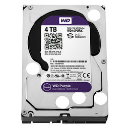 Western Digital 西部数据 WD40PURX 机械硬盘 紫盘 4TB