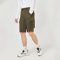 杰克琼斯 夏简约酷工装风撞色双侧贴布口袋顺滑质感短裤子男士