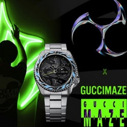 SEIKO 精工 x GUCCIMAZE 5系列 男士自动上链腕表 SRPG65K1