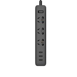 MI 小米 XMCXB01QM 新国标USB插座 黑色 1.8m
