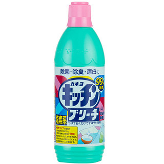 家耐优 KANEYO 厨房用清洁剂 漂白剂 碗碟可用（S）600ml/瓶 日本原装进口