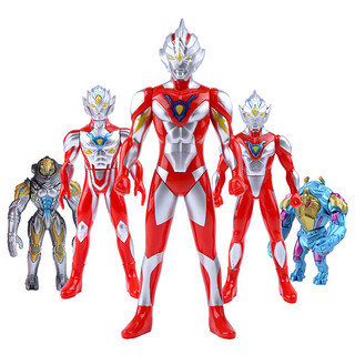 ULTRAMAN 咸蛋超人 奥特玩具曼儿童关节可动男孩玩具 超人怪兽声光仿真模型生日节日礼物