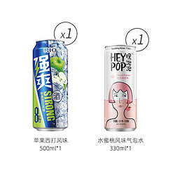 RIO 锐澳 88vipRIO 锐澳 强爽鸡尾酒果酒8度500ml+heypop气泡水330ml 共2罐