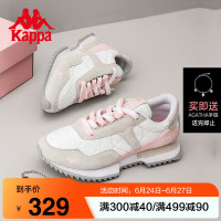 Kappa 卡帕 x Agatha联名卡帕复古跑鞋2021新款女运动鞋休闲鞋老爹鞋