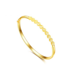CHJ JEWELLERY 潮宏基 女士足金手镯 SDG30000656 约13.3g