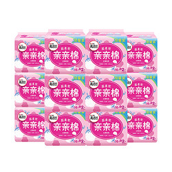 kotex 高洁丝 亲亲棉系列丝薄棉柔卫生巾日用组合18片*12包姨妈巾(日用240mm )