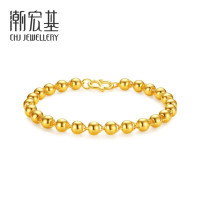 潮宏基 女士足金转运珠手链 SCG30003376 约10.35g