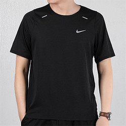 NIKE 耐克 短袖男装 RISE 365 SS TOP BRS运动服休闲健身训练圆领T恤