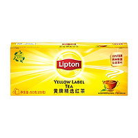 PLUS会员：Lipton 立顿 黄牌 精选红茶 50g