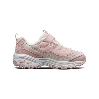 SKECHERS 斯凯奇 D'LITES系列 664094L/LTPK 儿童休闲运动鞋 浅粉色 32码