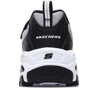 SKECHERS 斯凯奇 D'LITES系列 664094L/BKW 儿童休闲运动鞋 黑色/白色 28.5码
