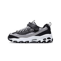 SKECHERS 斯凯奇 D'LITES系列 664094L/BKW 儿童休闲运动鞋 黑色/白色 32码