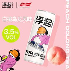 FOR CHILL 浮起 茶酒 预调鸡尾酒 起泡酒 低卡微醺茶酒 12听 整箱