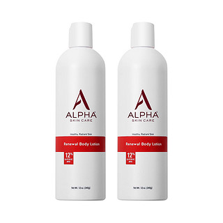 alpha hydrox 美国进口果酸丝滑保湿身体乳滋润嫩白340g*2