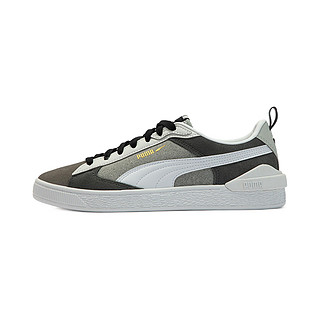 PUMA 彪马 Suede Block Wt Foam Strip 2 中性运动板鞋 383895-01 灰白色 44.5