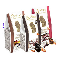 GuyLiAN 吉利莲 海马形榛子夹心 混合口味巧克力 124g